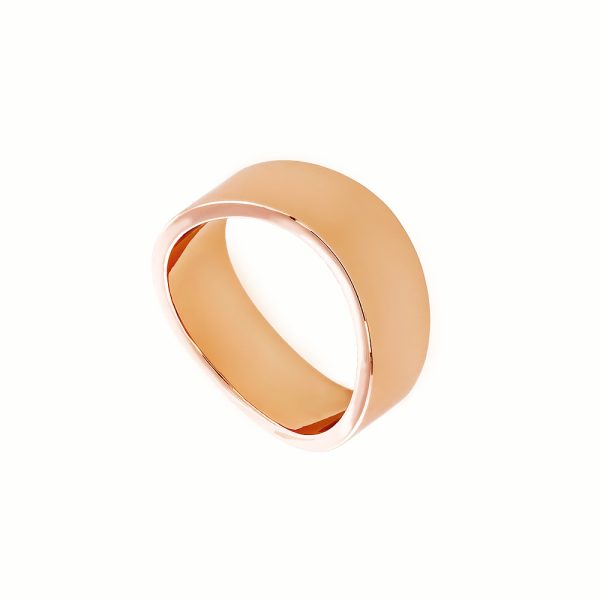 Δαχτυλίδι Emily μεταλλικό ροζ χρυσό