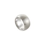 Δαχτυλίδι Men's ατσάλινο dome ματ 1.1 cm