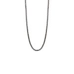 12L03-00030 Αλυσίδα ατσάλινη μαύρη 60 cm