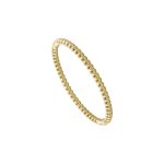 Βραχιόλι Links ατσάλινο επίχρυσο σταθερό με σχέδιο