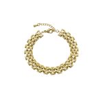 Βραχιόλι Links ατσάλινο επίχρυσο