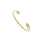 Βραχιόλι Links ατσάλινο επίχρυσο σταθερό ασύμμετρο