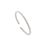 Βραχιόλι Links ατσάλινο σταθερό πλεκτό 0.4 cm