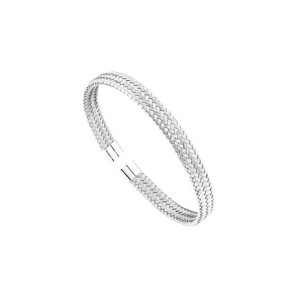 Βραχιόλι Links ατσάλινο σταθερό πλεκτό 0.7 cm