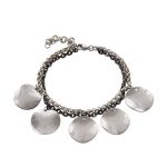 Βραχιόλι Links ατσάλινο δίχρωμο διπλό με στοιχεία