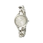 Ρολόι Girlie με ασημί μεταλλικό μπρασελέ και ασημί καντράν