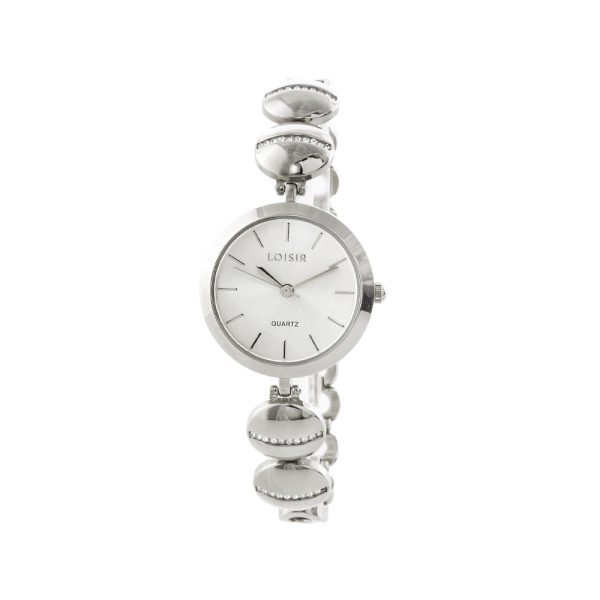 Ρολόι Tint με ασημί μεταλλικό μπρασελέ και ασημί καντράν