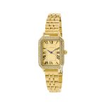 Ρολόι Mannish με επίχρυσο ατσάλινο μπρασελέ και χρυσό καντράν